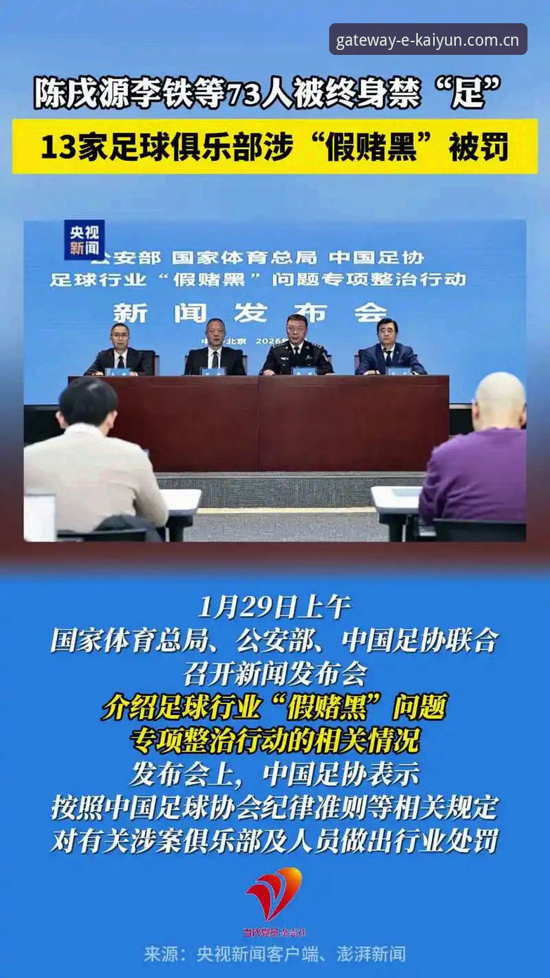 足协第三批禁足名单深度评测：终身禁足17人、五年处罚48人，kaiyun体育平台老用户怎么看